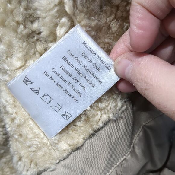 Coldwater Creek Faux Fur Lined Hooded Winter Snow Jacket Women's Plus Size 16 - Picture 8 of 8